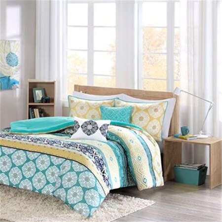 Intelligent Design Cozy Comforter Set Casual Boho Pieced Design